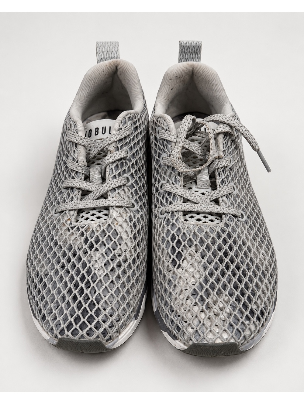 NOBULL Women's Grey Mesh Sneakers Size 7.5 US